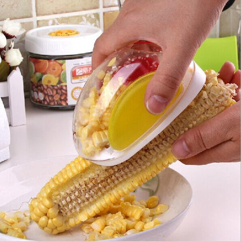 1PC Perfect Corn Stripper Threshing Stripping Kerneler Cut Peel Thresher Kitchen Vegetable Corn Tool KX 016