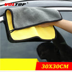 30x30cm Thicker Car Wash Cloths Cleaning Tool Car Accessories Super Absorp Water Microfiber Towel Universal Auto Home Office